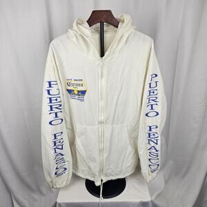Corona Extra Puerto Peñasco Zip Hoodie XL Cotton Novelty Beach Graphic
